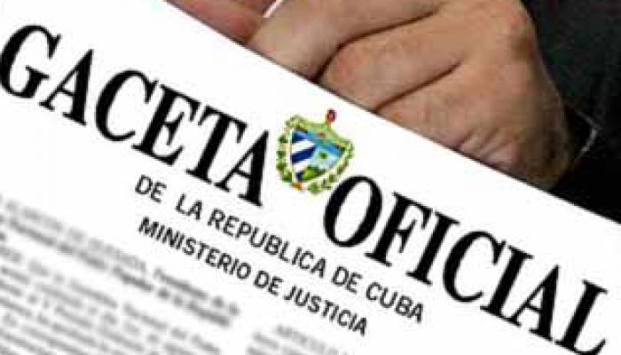 gaceta oficial cuba