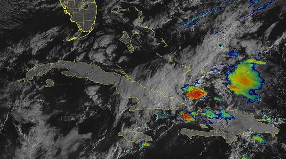 Imagen del satélite