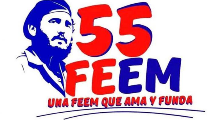 Felicita Díaz-Canel a la FEEM en sus 55 años