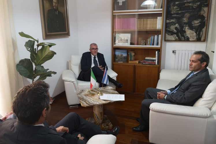 Inicia visita a Italia viceministro cubano del CITMA Inicia visita a Italia viceministro cubano del CITMA