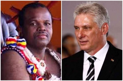 Recibirá presidente de Cuba a rey Mswati III, de Esuatini 