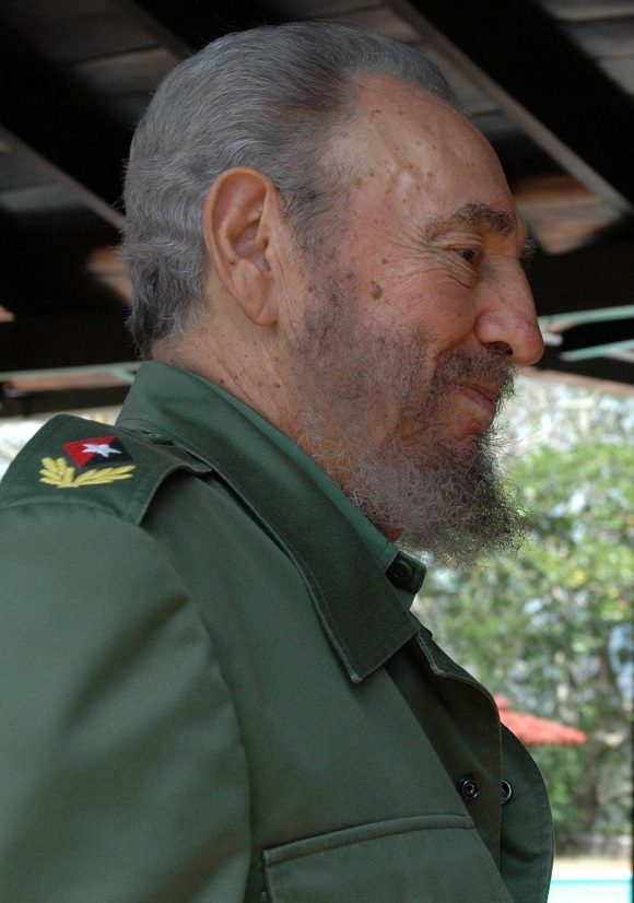 Perfil de Fidel en 2006. Foto: Fidel Soldado de las Ideas.