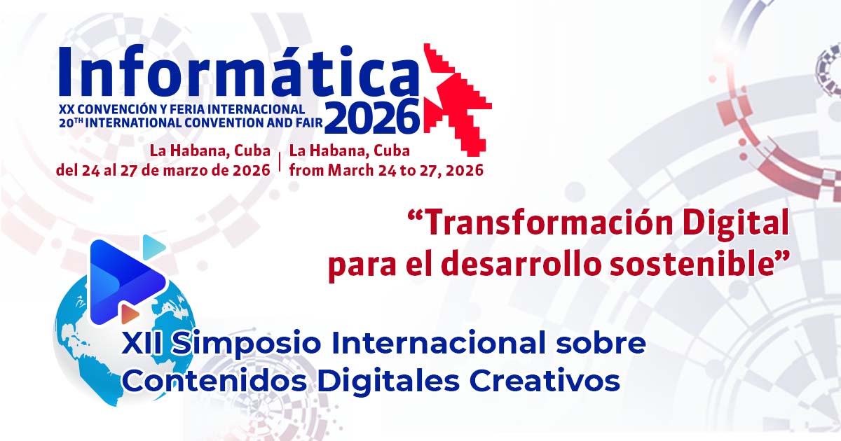 Convocatoria al XII Simposio Internacional sobre Contenidos Digitales Creativos Convocatoria al XII Simposio Internacional sobre Contenidos Digitales Creativos