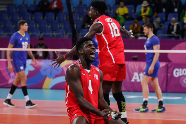 Voleibolistas cubanos en Lima Voleibolistas cubanos en Lima