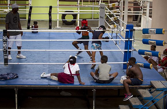 Todos somos boxeo, buque insignia del deporte cubano.
