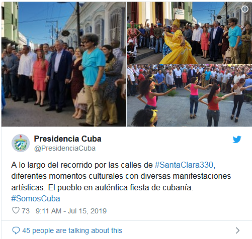 Miguel Díaz-Canel Bermúdez a su entrañable Santa Clara Miguel Díaz-Canel Bermúdez a su entrañable Santa Clara