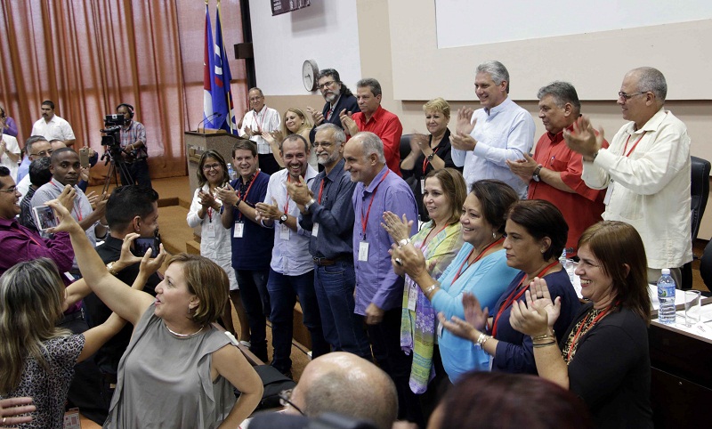 Miguel Díaz-Canel, al clausurar el Congreso de la Unión de Periodistas de Cuba