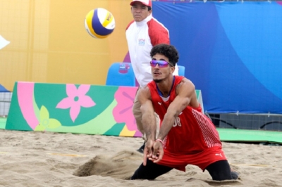 dupla cubana de voleibol de playa integrada por Sergio González y Luis A. Reyes 