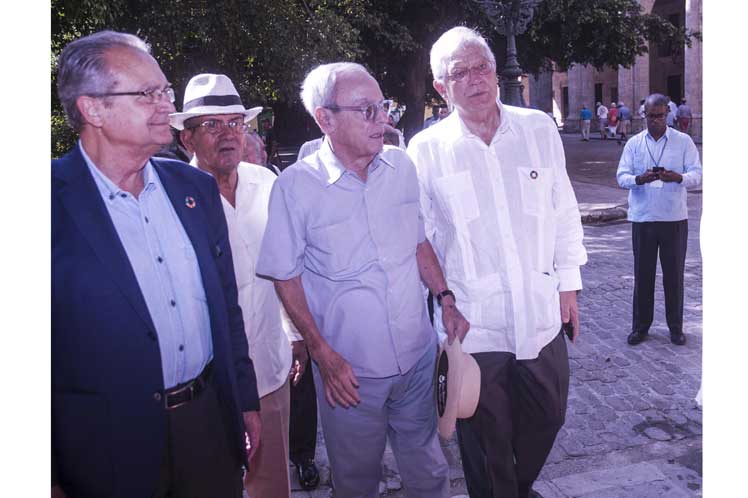 El Canciller de España resalta labor de Eusebio Leal en la conservación del Patrimonio de Cuba Fotos: José Tito Meriño/ PL