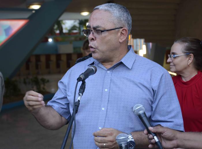 Luis Antonio Torres Iríbar, primer secretario del Comité Provincial del Partido Comunista de Cuba en La Habana.