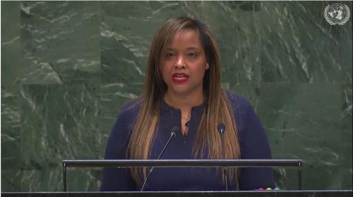 La representante de Caricom La representante de Caricom