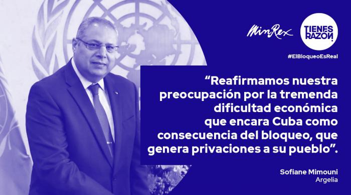 representante de Argelia representante de Argelia