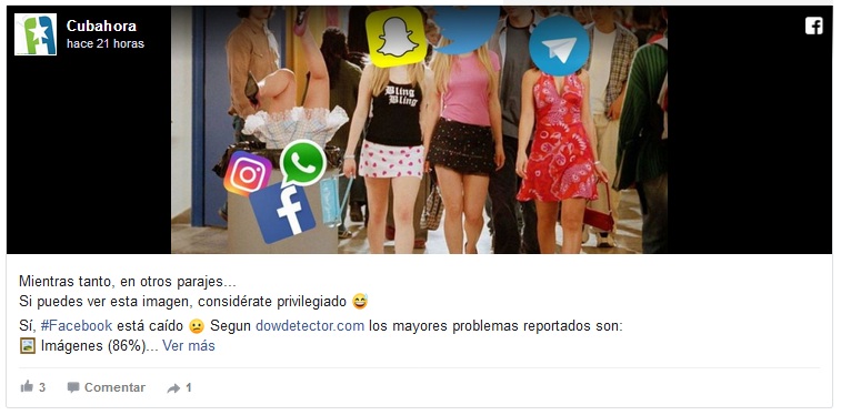 Facebook Cubahora