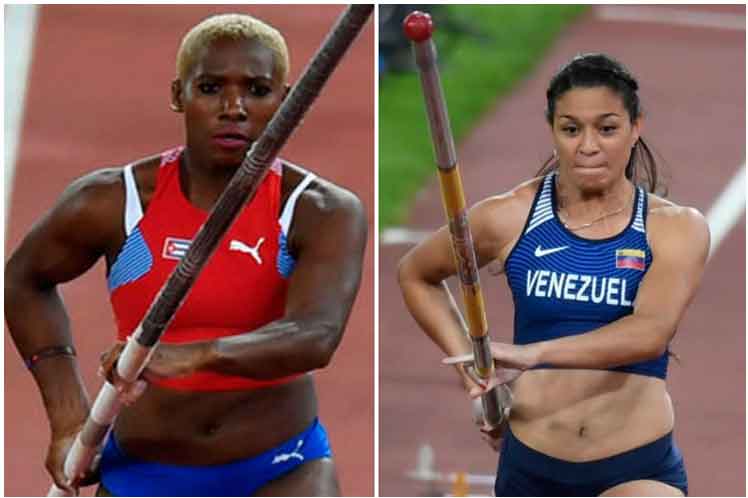 cubana Yarisley Silva y la venezolana Robeilys Peinado