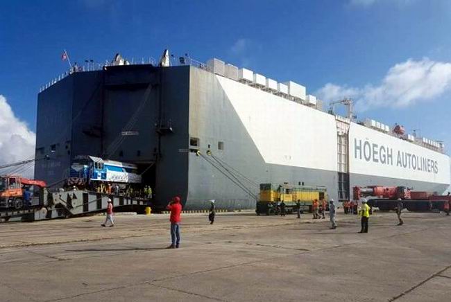 Arriban a Cuba locomotoras procedentes de Rusia Arriban a Cuba locomotoras procedentes de Rusia