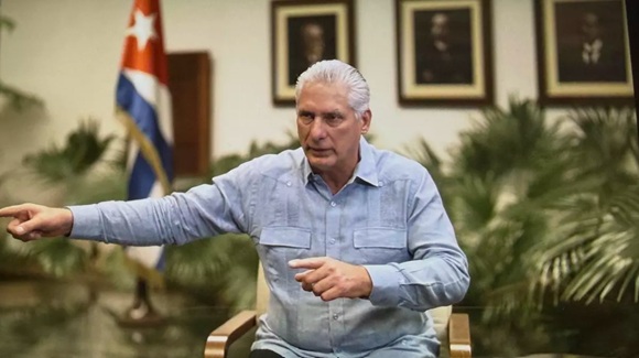 El presidente de Cuba, Miguel Díaz-Canel, el 3 de junio de 2026, en La Habana. Foto: elDiario.es