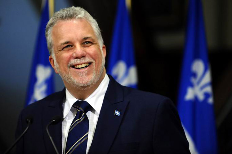 Primer ministro de Quebec, Canadá, Philippe Couillard