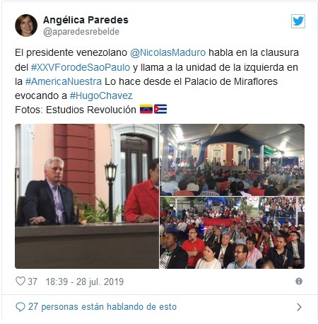 Díaz-Canel: “Venezuela es la primera trinchera de la lucha antimperialista” Díaz-Canel: “Venezuela es la primera trinchera de la lucha antimperialista”