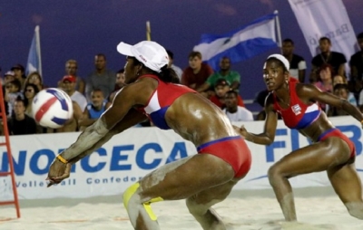 Dupla playera cubana por tercera medalla en circuito de Norceca 
