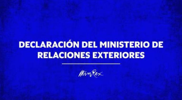 Declaración del Minrex