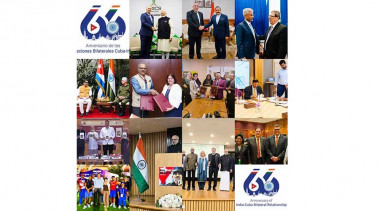 India y Cuba 66 años de historia compartida de respeto y colaboración